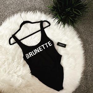 Brunette the Label “Capri” one piece swimsuit